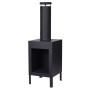 ProGarden Chimenea con tubo negro 100 cm by , Chimneys - Ref: Foro24-442164, Price: 84,76 €, Discount: %