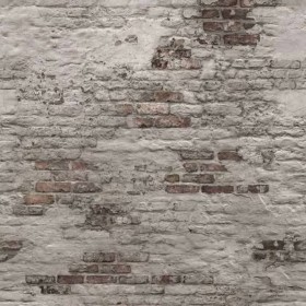 DUTCH WALLCOVERINGS Mural fotográfico Old Brick Wall gris by , Painted paper - Ref: Foro24-426259, Price: 55,67 €, Discount: %