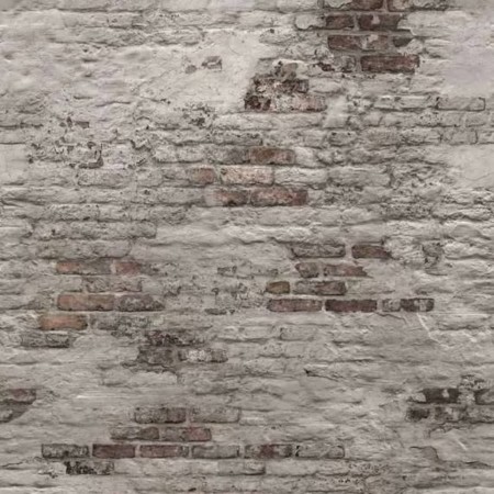 DUTCH WALLCOVERINGS Mural fotográfico Old Brick Wall gris by , Painted paper - Ref: Foro24-426259, Price: 55,67 €, Discount: %