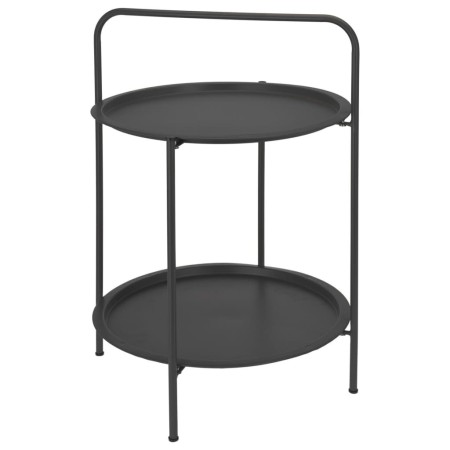 ProGarden Mesa redonda gris oscuro mate 50x66 cm by , Side tables - Ref: Foro24-436231, Price: 45,85 €, Discount: %