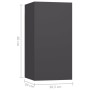 Muebles de salón 7 pzas madera ingeniería gris 30,5x30x60 cm by , TV Furniture - Ref: Foro24-3078953, Price: 232,79 €, Discou...