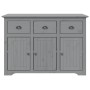 Aparador BODO madera maciza de pino gris 115,5x44x80 cm by , Sideboards - Ref: Foro24-355067, Price: 226,79 €, Discount: %