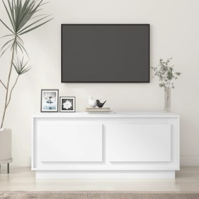 Mesa de centro madera contrachapada blanco 102x50x44 cm de , Mesas de centro - Ref: Foro24-819876, Precio: 49,22 €, Descuento: %