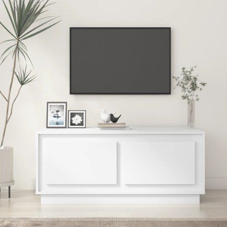 Mesa de centro madera contrachapada blanco 102x50x44 cm by , Coffee table - Ref: Foro24-819876, Price: 49,22 €, Discount: %