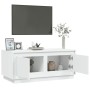 Mesa de centro madera contrachapada blanco 102x50x44 cm by , Coffee table - Ref: Foro24-819876, Price: 49,22 €, Discount: %
