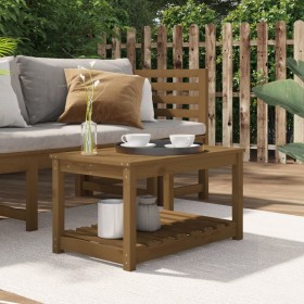 Mesa de jardín madera maciza pino marrón miel 82,5x50,5x45 cm de , Mesas de jardín - Ref: Foro24-824137, Precio: 89,38 €, Des...
