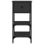 Mesita de noche madera de ingeniería negro 34x36x70 cm by , Nightstands - Ref: Foro24-825973, Price: 56,59 €, Discount: %