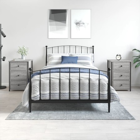 Mesitas noche 2 uds madera ingeniería gris Sonoma 40x36x60 cm von , Nachttische - Ref: Foro24-826000, Preis: 120,32 €, Rabatt: %