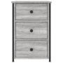 Mesitas noche 2 uds madera ingeniería gris Sonoma 40x36x60 cm von , Nachttische - Ref: Foro24-826000, Preis: 120,32 €, Rabatt: %