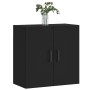 Armario de pared madera de ingeniería negro 60x31x60 cm by , Lockers and storage cabinets - Ref: Foro24-829965, Price: 60,86 ...