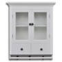 Armario de cocina de pared de madera y puerta de vidrio blanco von , Küchenschränke - Ref: Foro24-241374, Preis: 170,26 €, Ra...