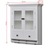 Armario de cocina de pared de madera y puerta de vidrio blanco von , Küchenschränke - Ref: Foro24-241374, Preis: 170,26 €, Ra...