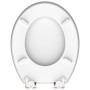 SCHÜTTE Tapa de váter con cierre suave brillante MDF BLUE WOOD by , Toilet and bidet seats - Ref: Foro24-438752, Price: 59,25...