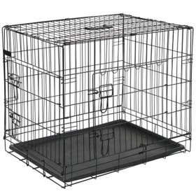 @Pet Transportín para perros metal negro 107x70x77,5 cm 15004 von , Transportboxen und Boxen für Haustiere - Ref: Foro24-4137...