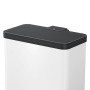 Hailo Cubo con pedal Oko Duo Plus tamaño L 17+9 l blanco 0630-230 by , Garbage cans and trash cans - Ref: Foro24-415427, Pric...