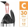 Hailo Cubo con pedal Oko Duo Plus tamaño L 17+9 l blanco 0630-230 by , Garbage cans and trash cans - Ref: Foro24-415427, Pric...