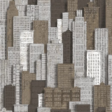 Noordwand Papel Urban Friends & Coffee City Apartments blanco dorado de , Papel pintado - Ref: Foro24-425291, Precio: 23,30 €...