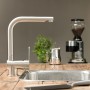 SCHÜTTE Grifo mezclador de fregadero LONDON acero inoxidable by , Faucets - Ref: Foro24-425827, Price: 103,35 €, Discount: %