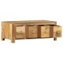 Mesa de centro con 4 cajones madera maciza de mango 90x50x35 cm de , Mesas de centro - Ref: Foro24-285827, Precio: 226,33 €, ...