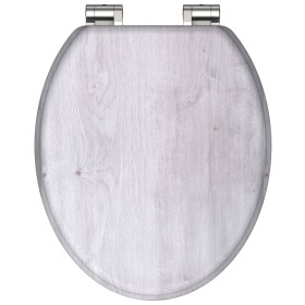 SCHÜTTE Asiento de inodoro con cierre suave LIGHT WOOD MDF by , Toilet and bidet seats - Ref: Foro24-435086, Price: 58,04 €, ...