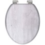 SCHÜTTE Asiento de inodoro con cierre suave LIGHT WOOD MDF by , Toilet and bidet seats - Ref: Foro24-435086, Price: 58,04 €, ...