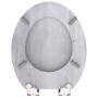 SCHÜTTE Asiento de inodoro con cierre suave LIGHT WOOD MDF by , Toilet and bidet seats - Ref: Foro24-435086, Price: 58,04 €, ...