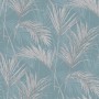 DUTCH WALLCOVERINGS Papel de pared Palm Springs azul y gris by , Painted paper - Ref: Foro24-437385, Price: 29,96 €, Discount: %