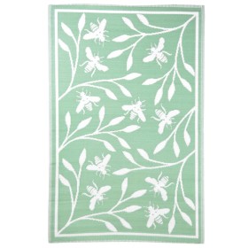 Esschert Design Alfombra de exterior estampado de abejas 182x122 cm de , Protectores para exterior - Ref: Foro24-433892, Prec...