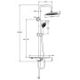 SCHÜTTE Set de ducha fija con bandeja AQUASTAR blanco-cromo von , Duschköpfe - Ref: Foro24-434593, Preis: 116,63 €, Rabatt: %