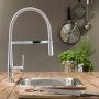 SCHÜTTE Grifo mezclador de fregadero muelle en espiral NEW YORK cromo by , Faucets - Ref: Foro24-435065, Price: 137,07 €, Dis...
