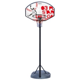 Avento Canasta baloncesto ajustable Champion Shoot negro blanco y rojo von , Pfosten für Basketballtore - Ref: Foro24-439605,...