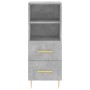 Aparador de madera contrachapada gris hormigón 34,5x34x180 cm von , Sideboards - Ref: Foro24-3199293, Preis: 107,57 €, Rabatt: %