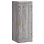 Aparador alto madera contrachapada gris Sonoma 34,5x34x180 cm de , Aparadores - Ref: Foro24-3200255, Precio: 108,02 €, Descue...