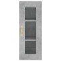 Aparador de madera contrachapada gris hormigón 34,5x34x180 cm by , Sideboards - Ref: Foro24-3199285, Price: 106,02 €, Discoun...