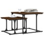 Mesa de centro apilable 2 pzas madera ingeniería roble marrón von , Couchtisch - Ref: Foro24-833372, Preis: 33,06 €, Rabatt: %