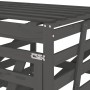 Cobertizo cuádruple para cubos de basura madera de pino gris von , Halterungen für Abfallbehälter - Ref: Foro24-3157699, Prei...