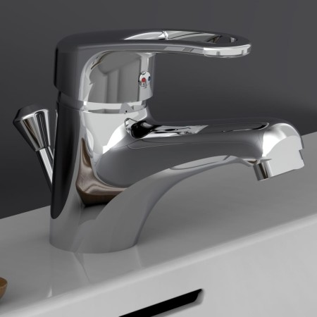 SCHÜTTE Grifo mezclador de lavabo BATONI cromado by , Faucets - Ref: Foro24-438662, Price: 44,13 €, Discount: %
