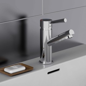 SCHÜTTE Grifo mezclador de lavabo STOCKHOLM cromado by , Faucets - Ref: Foro24-438674, Price: 70,58 €, Discount: %