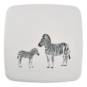RIDDER Alfombrilla de ducha Zebra blanco y negro 54x54 cm von , Teppiche und Badematten - Ref: Foro24-445031, Preis: 27,70 €,...