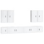 Set de muebles de TV 8 pzas madera contrachapada blanco brillo von , TV-Möbel - Ref: Foro24-3188704, Preis: 441,29 €, Rabatt: %