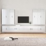 Set de muebles de TV 8 pzas madera contrachapada blanco brillo von , TV-Möbel - Ref: Foro24-3188856, Preis: 469,37 €, Rabatt: %