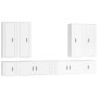 Set de muebles de TV 8 pzas madera contrachapada blanco brillo von , TV-Möbel - Ref: Foro24-3188856, Preis: 469,37 €, Rabatt: %