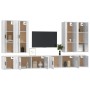 Set de muebles de TV 8 pzas madera contrachapada blanco brillo von , TV-Möbel - Ref: Foro24-3188856, Preis: 469,37 €, Rabatt: %