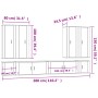 Set de muebles de TV 8 pzas madera contrachapada blanco brillo von , TV-Möbel - Ref: Foro24-3188856, Preis: 469,37 €, Rabatt: %