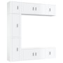 Set de muebles de TV 7 pzas madera contrachapada blanco brillo von , TV-Möbel - Ref: Foro24-3188648, Preis: 371,59 €, Rabatt: %