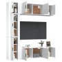 Set de muebles de TV 7 pzas madera contrachapada blanco brillo von , TV-Möbel - Ref: Foro24-3188648, Preis: 371,59 €, Rabatt: %