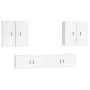 Set de muebles de TV 6 pzas madera contrachapada blanco brillo von , TV-Möbel - Ref: Foro24-3188712, Preis: 394,21 €, Rabatt: %