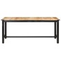 Mesa de comedor de madera maciza de mango rugosa 180x90x76 cm von , Küchen- und Esstische - Ref: Foro24-287436, Preis: 405,14...