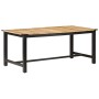 Mesa de comedor de madera maciza de mango rugosa 180x90x76 cm von , Küchen- und Esstische - Ref: Foro24-287436, Preis: 405,14...