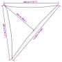 Toldo de vela amarillo HDPE 160 g/m² 3x4x5 m de , Sombrillas - Ref: Foro24-311586, Precio: 23,53 €, Descuento: %